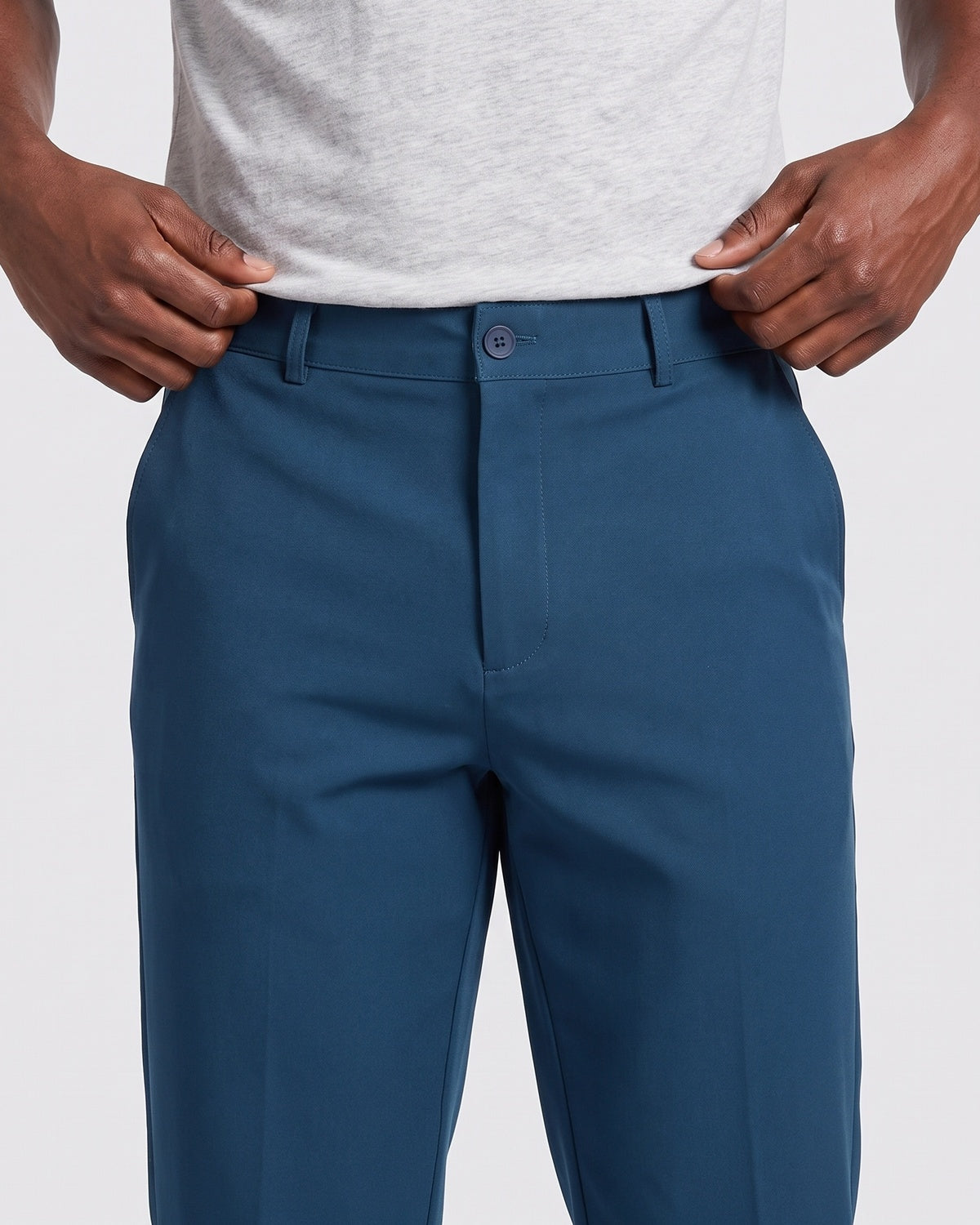 KZZ Men's slight-flare casual trousers