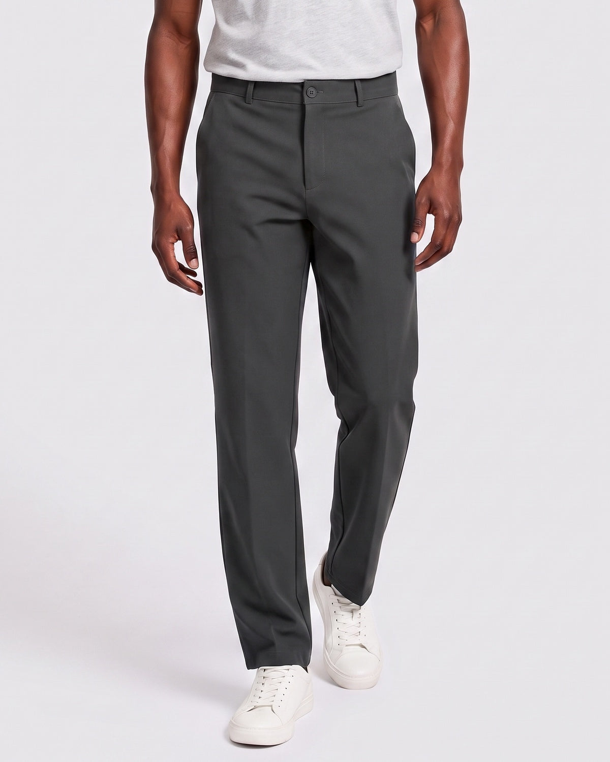 KZZ Men's slight-flare casual trousers