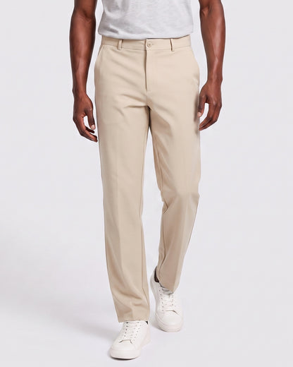 KZZ Men's slight-flare casual trousers
