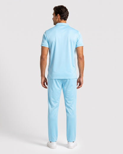 KZZ Men's Two-Piece Casual Sportswear Set