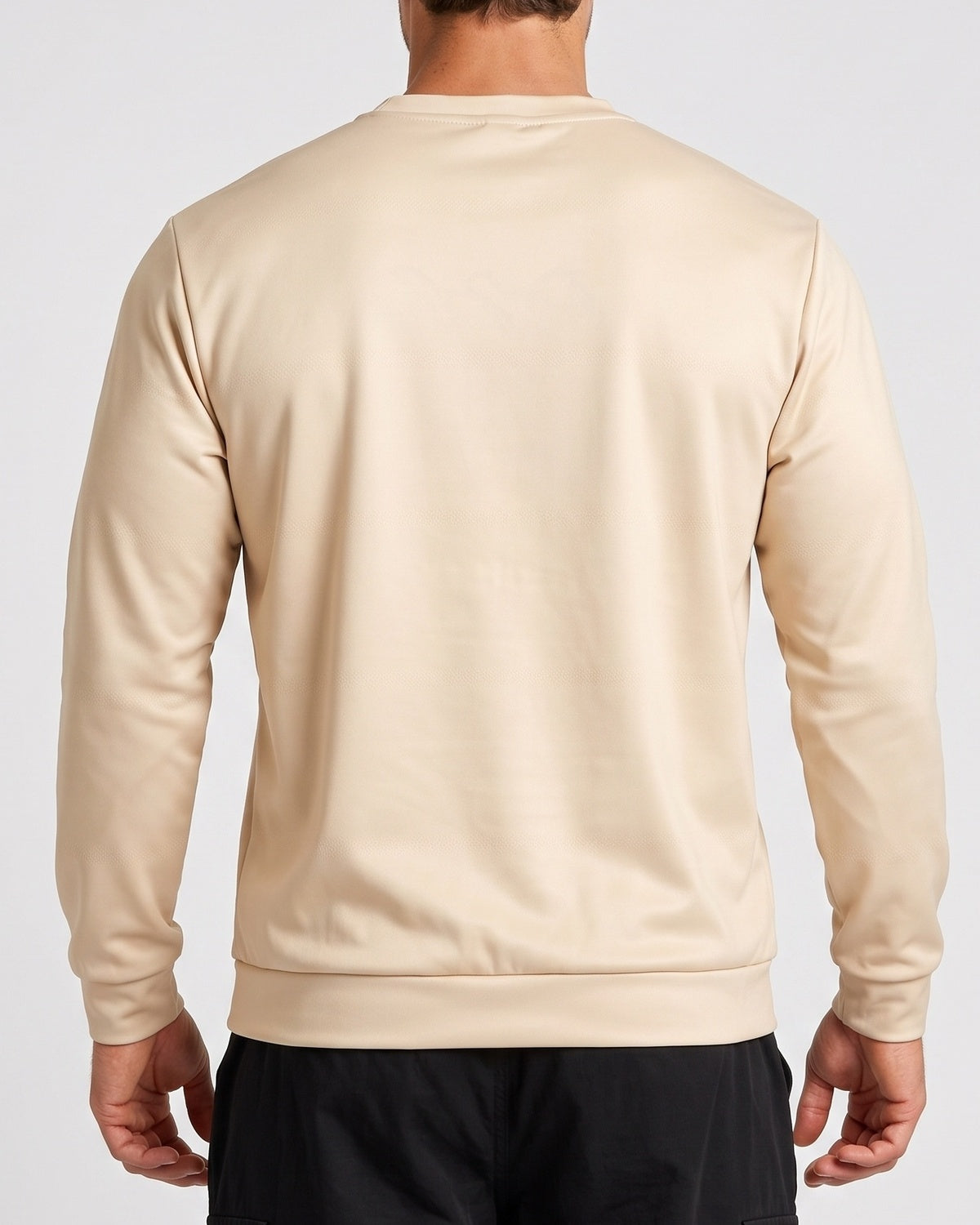 KZZ Men's Printed Crew Neck Sweatshirt