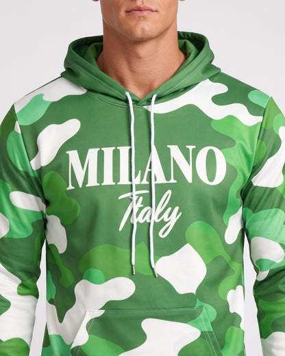 KZZ Men's Plus Size Camouflage Sports Suit