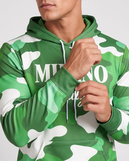 KZZ Men's Plus Size Camouflage Sports Suit