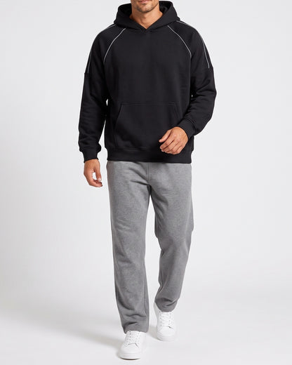 KZZ Men's Casual Outdoor Urban Street Hooded Pullover