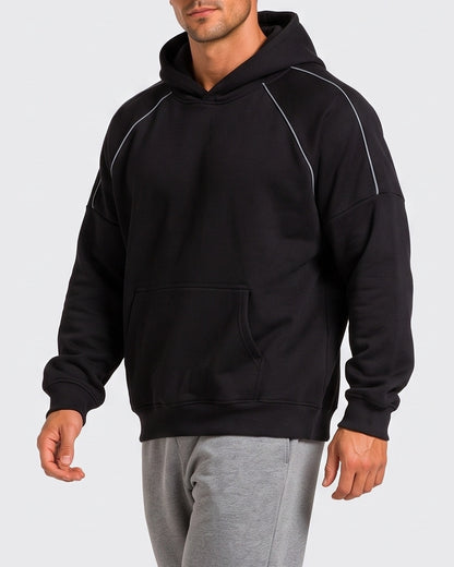 KZZ Men's Casual Outdoor Urban Street Hooded Pullover