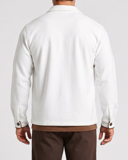 KZZ Men's color-blocked button jacket