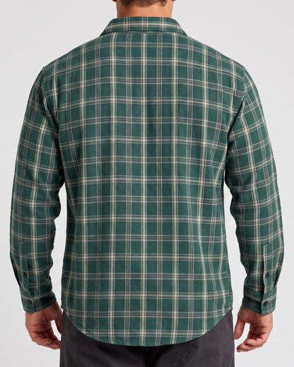 KZZ  Men's plaid flannel shirt jacket