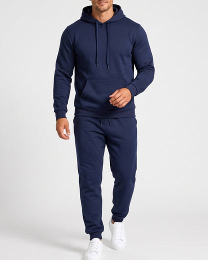 KZZ Men's Hoodie and Drawstring Sweatpants Set