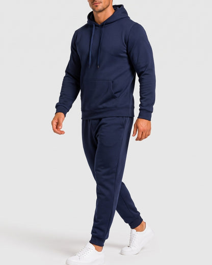 KZZ Men's Hoodie and Drawstring Sweatpants Set