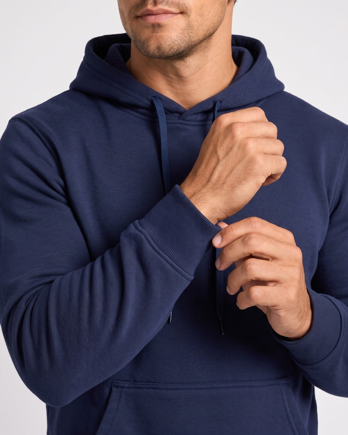 KZZ Men's Hoodie and Drawstring Sweatpants Set