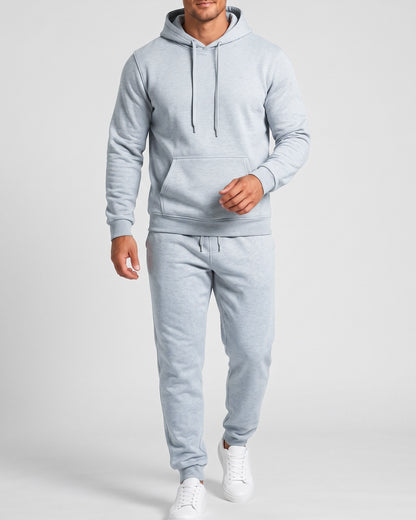 KZZ Men's Hoodie and Drawstring Sweatpants Set