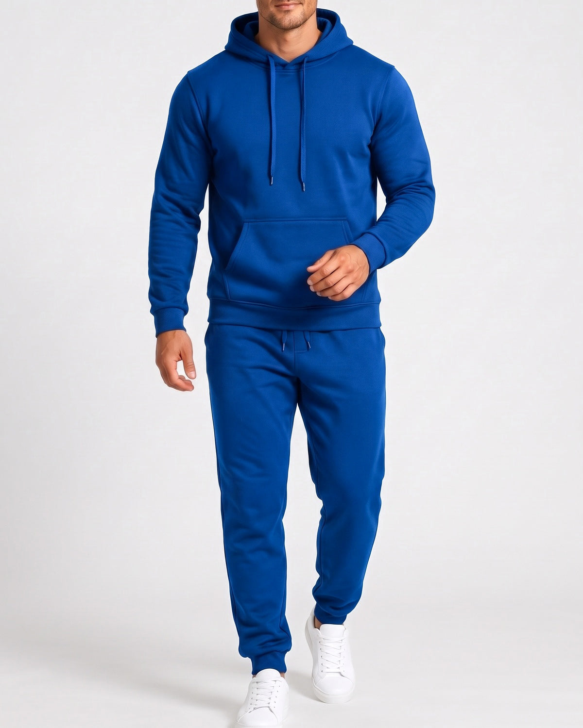 KZZ Men's Hoodie and Drawstring Sweatpants Set