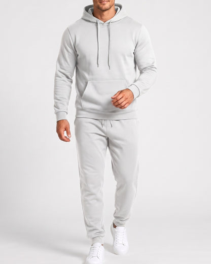KZZ Men's Hoodie and Drawstring Sweatpants Set