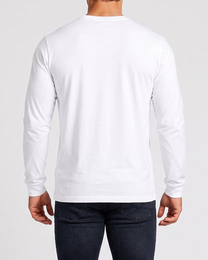 KZZ Men's casual layered top with multiple buttons on the front