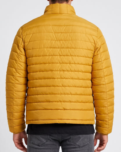 KZZ Men's Casual Thick Jacket, Stand Collar Jacket