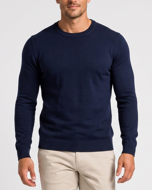 KZZ Men's Crew Neck Waffle T-Shirt