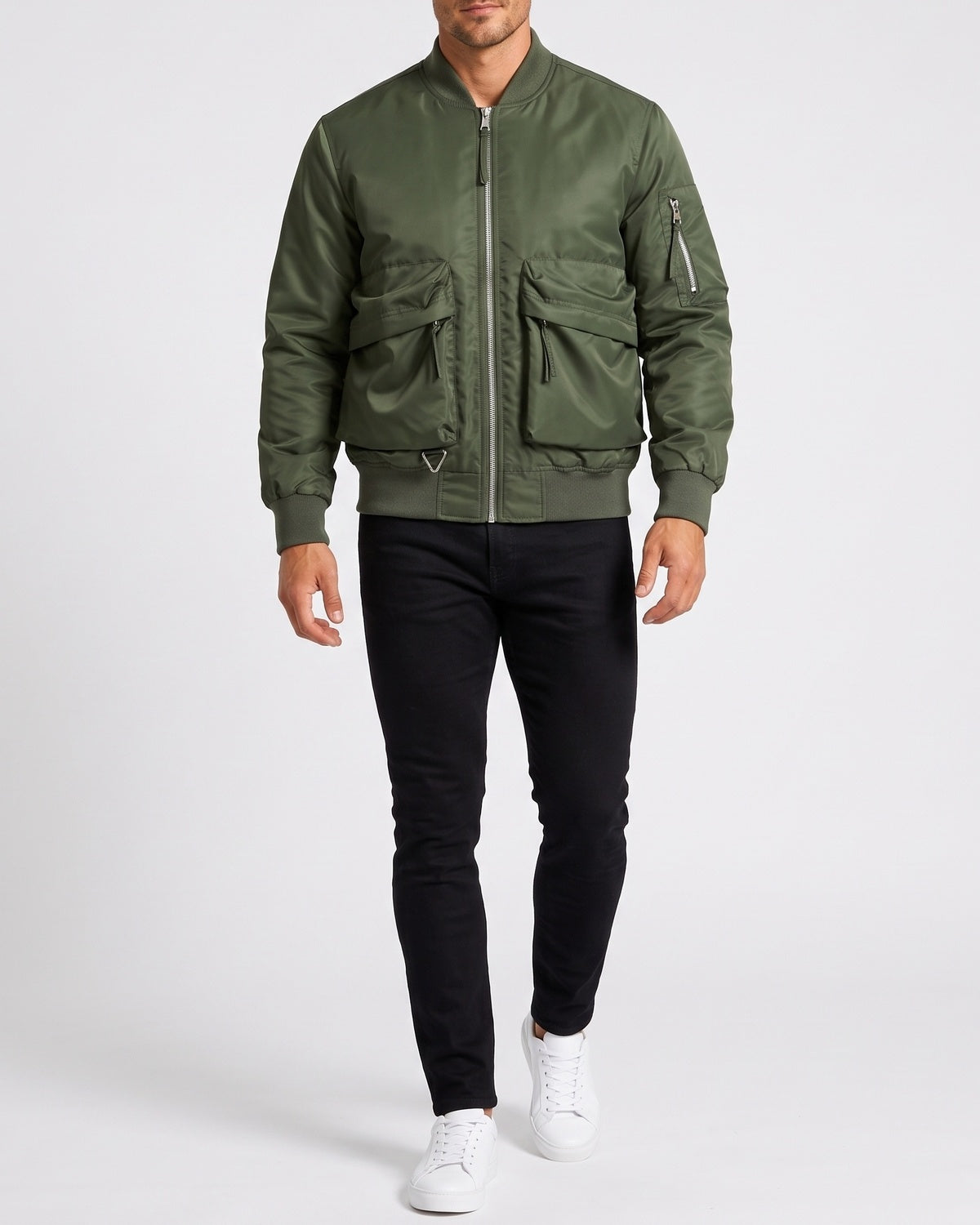 KZZ Men's loose-fitting work jacket