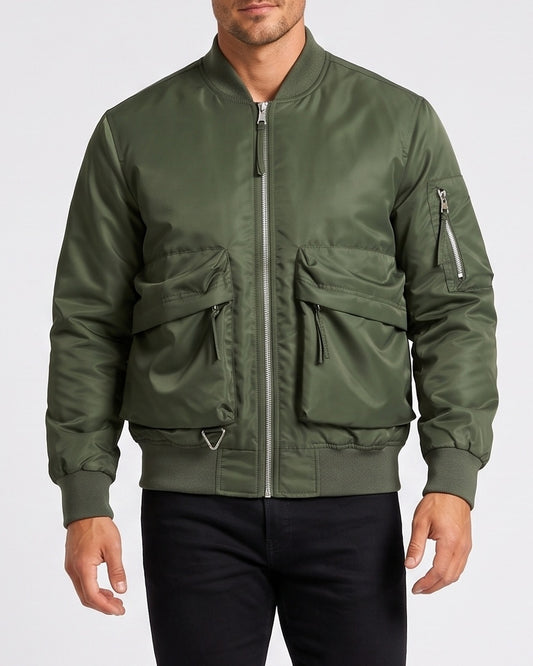 KZZ Men's loose-fitting work jacket