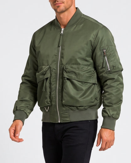 KZZ Men's loose-fitting work jacket