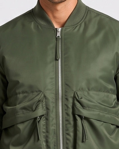 KZZ Men's loose-fitting work jacket