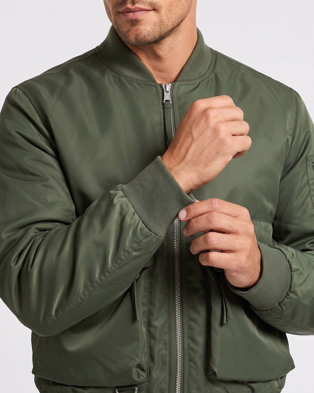 KZZ Men's loose-fitting work jacket
