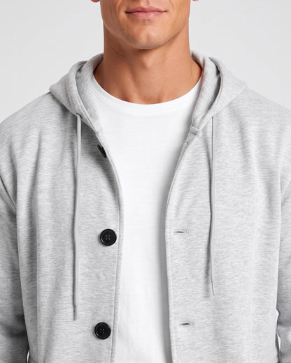 KZZ Men's two-piece stylish loose casual sportswear set