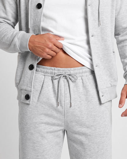 KZZ Men's two-piece stylish loose casual sportswear set