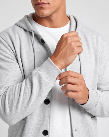 KZZ Men's two-piece stylish loose casual sportswear set