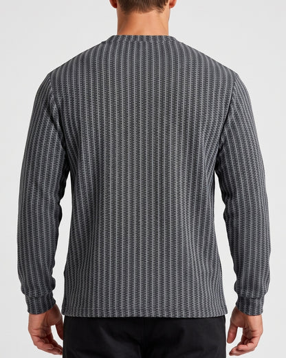 KZZ American V-neck herringbone sweatshirt , all seasons