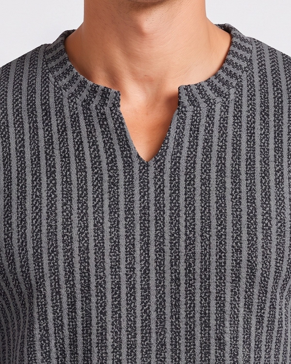 KZZ American V-neck herringbone sweatshirt , all seasons