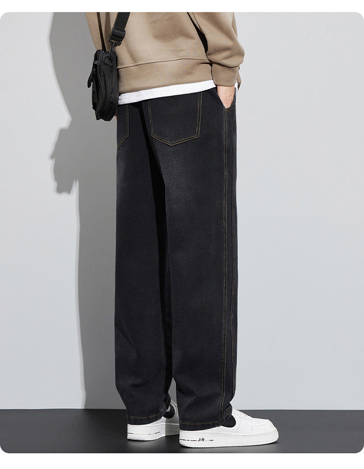 KZZ Men's American high street fashion brand wide-leg pants