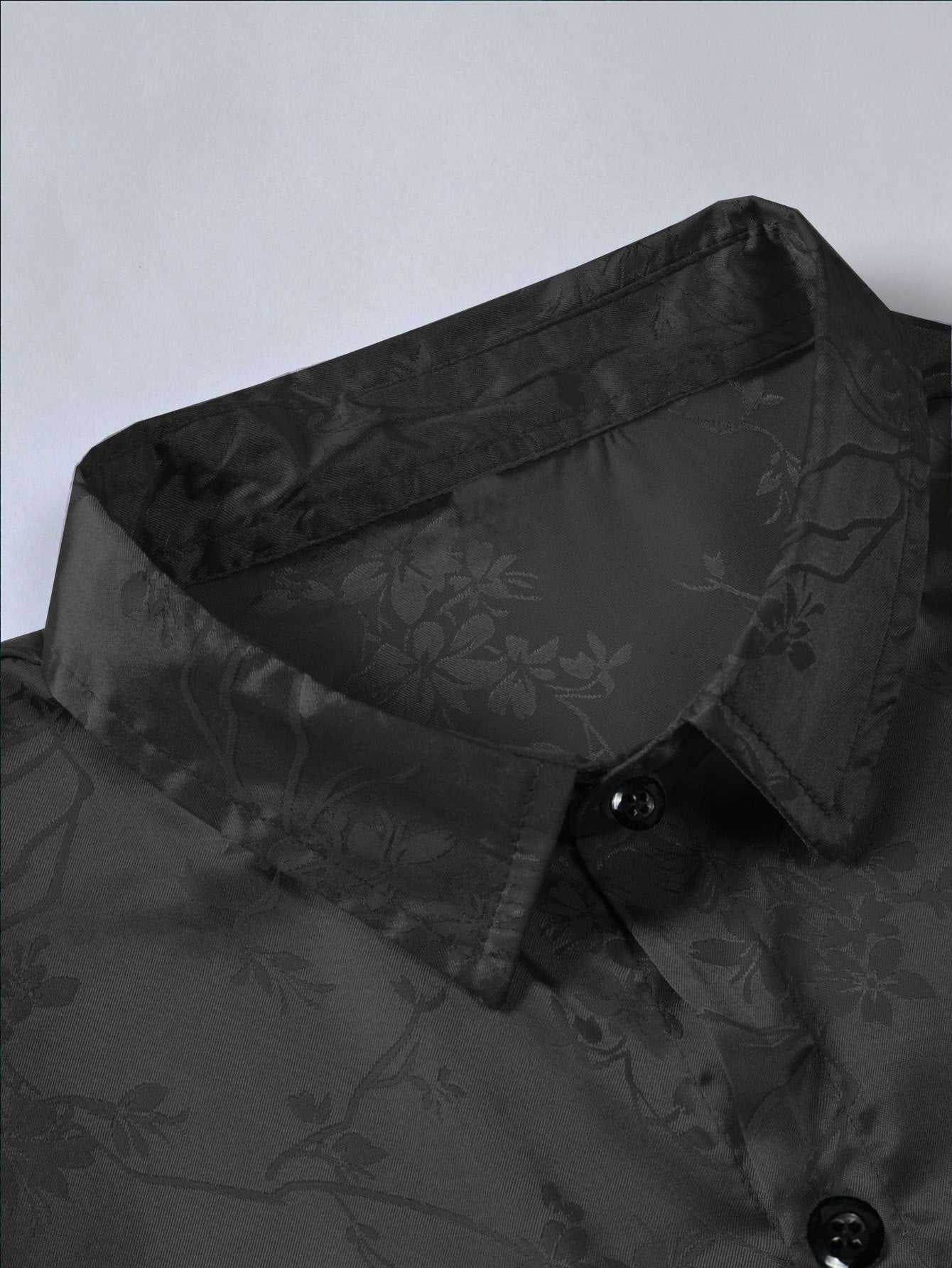 KZZ Men's Embroidered Short-Sleeve Shirt