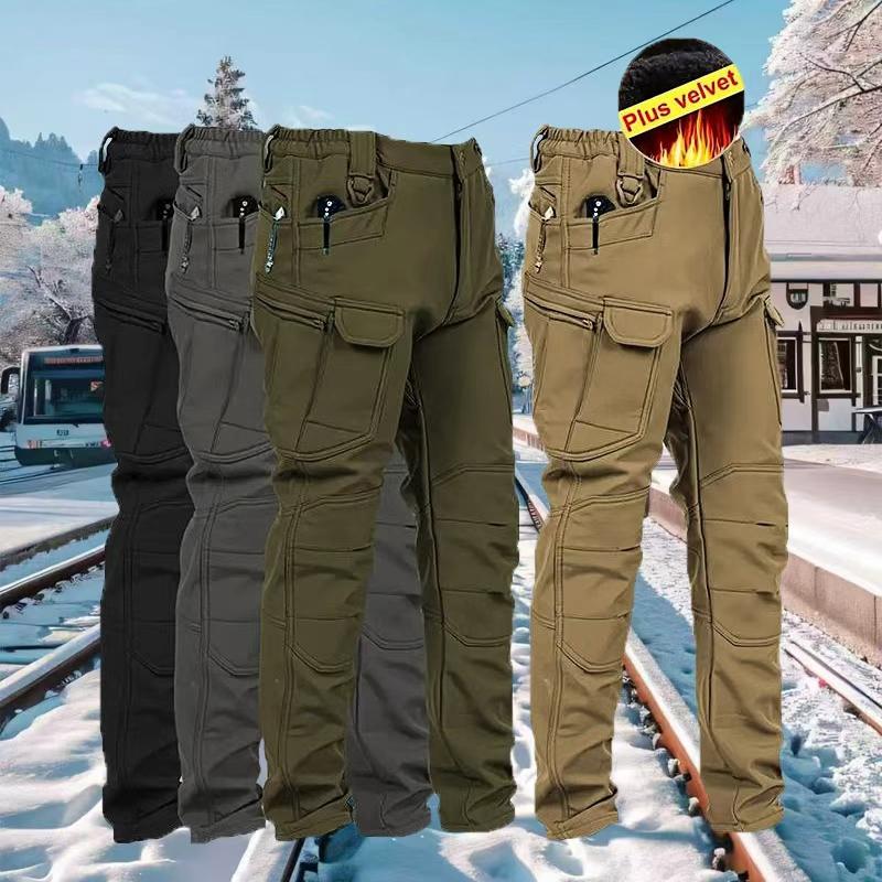 KZZ Windproof Warm Men's Outdoor Military Tactical Pants