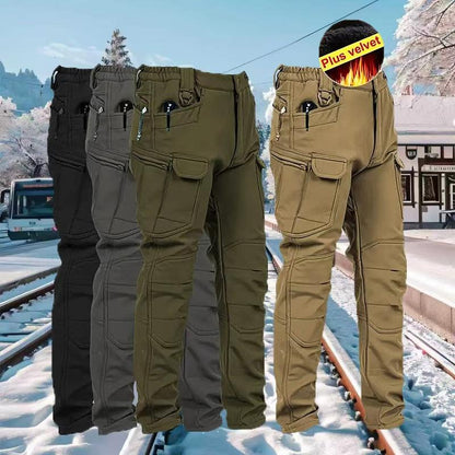 KZZ Windproof Warm Men's Outdoor Military Tactical Pants