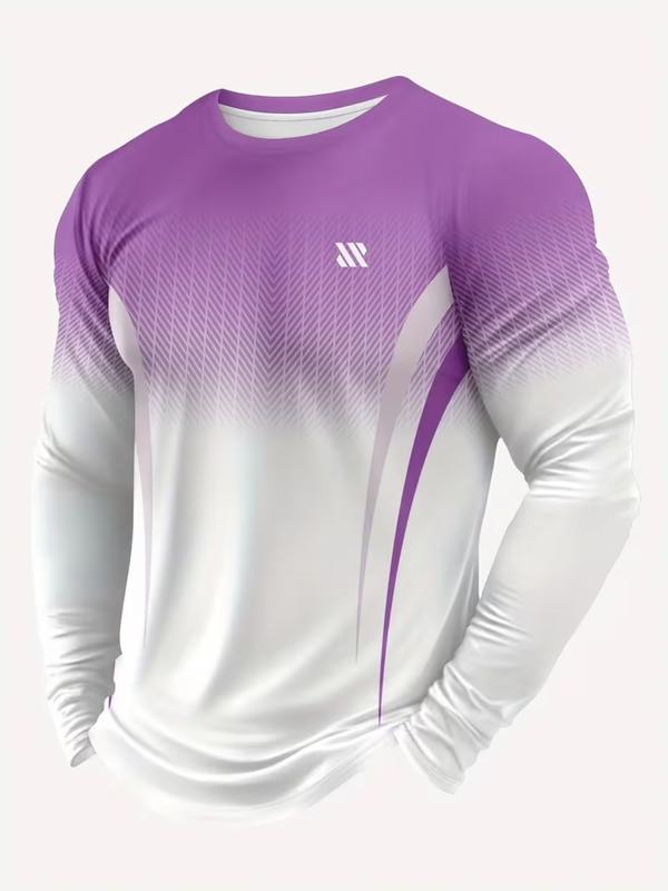 KZZ Men's Long Sleeve Gym Training Shirt