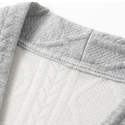 KZZ Men’s Plus-Size Loose-Fit Knitted Cardigan
