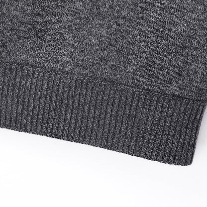 KZZ Men's half-zip sweater with a zippered pocket