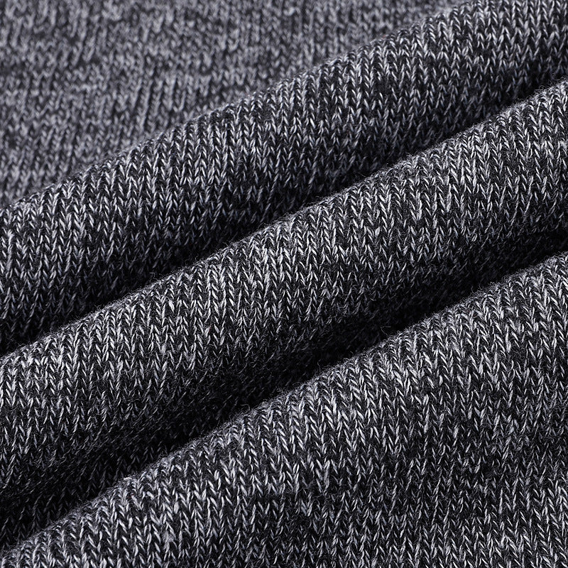 KZZ Men's half-zip sweater with a zippered pocket