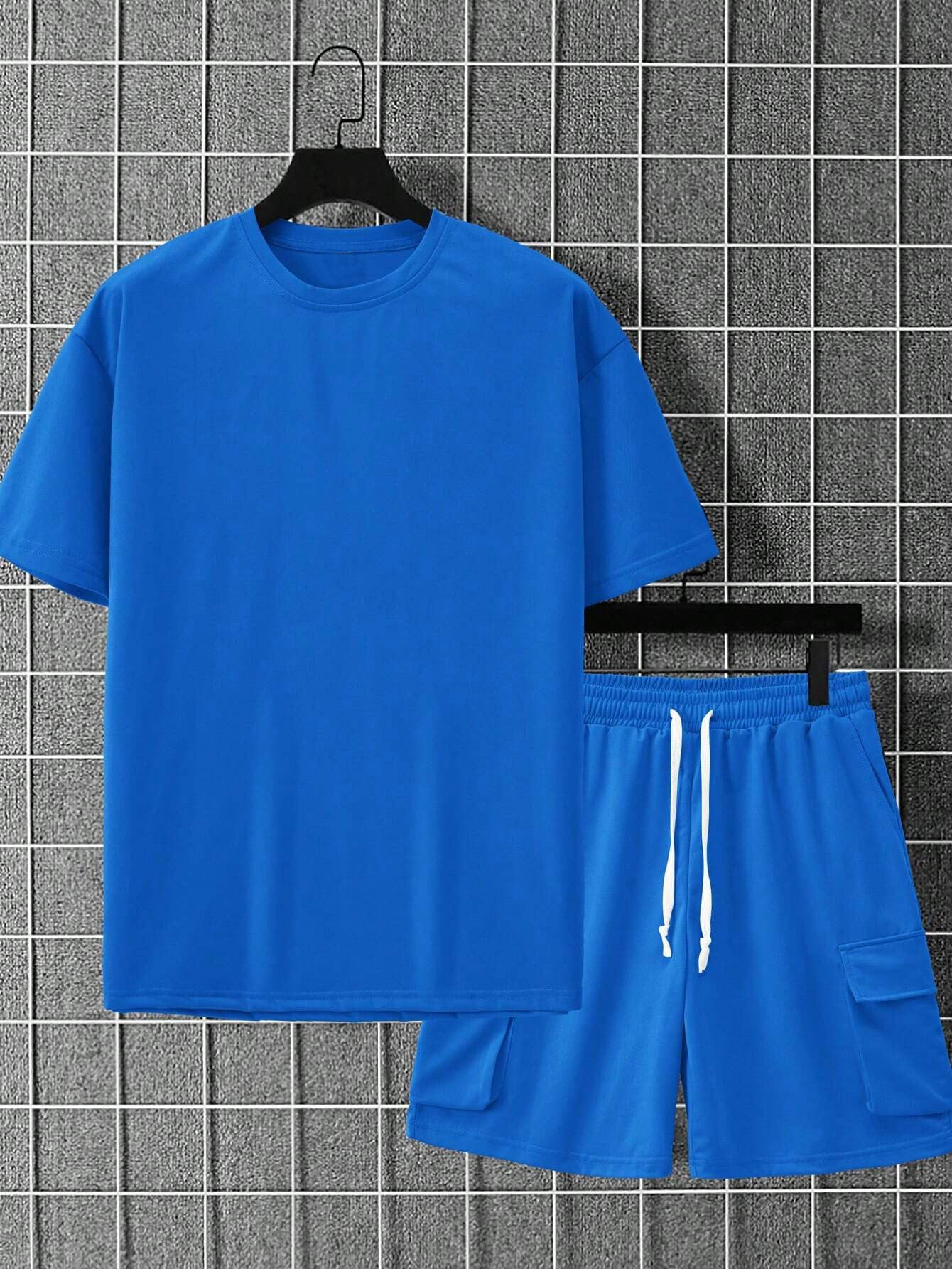KZZ Summer T-shirt, cargo shorts, tracksuit for men