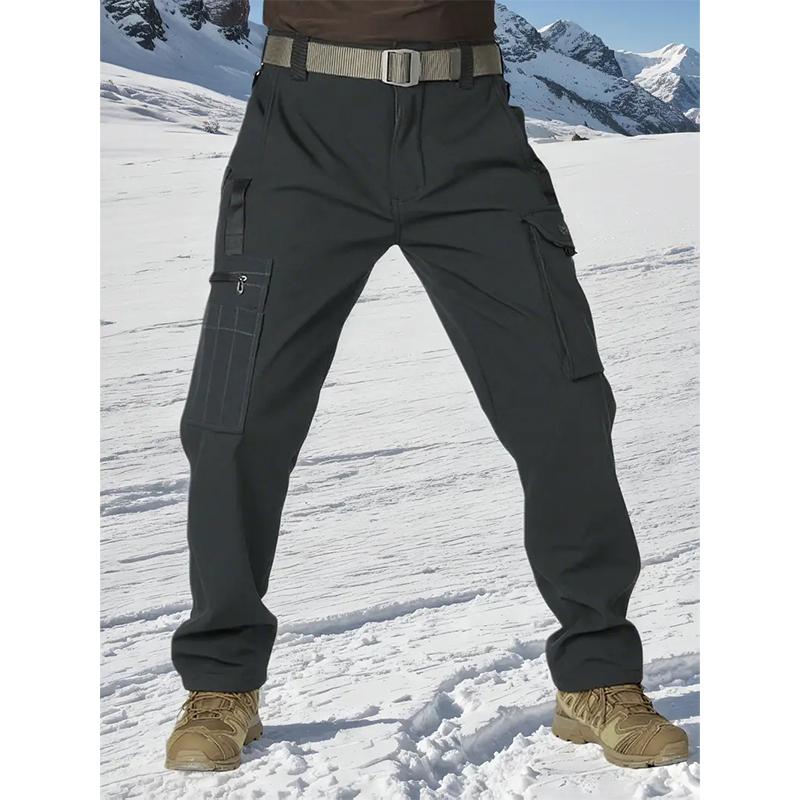 KZZ Men's Olive Green Tactical Joggers with Multi-Pockets