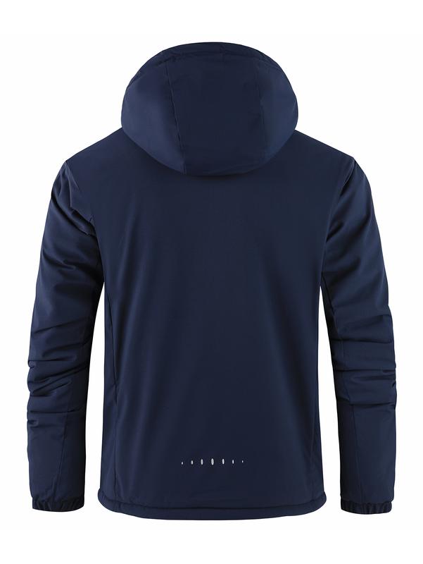 KZZ Men's Winter Ski Jacket Warm Fleece Lined Waterproof Windproof Hooded Insulated Outdoor Jacket