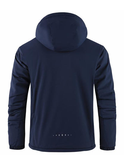 KZZ Men's Winter Ski Jacket Warm Fleece Lined Waterproof Windproof Hooded Insulated Outdoor Jacket