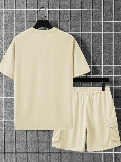 KZZ Summer T-shirt, cargo shorts, tracksuit for men