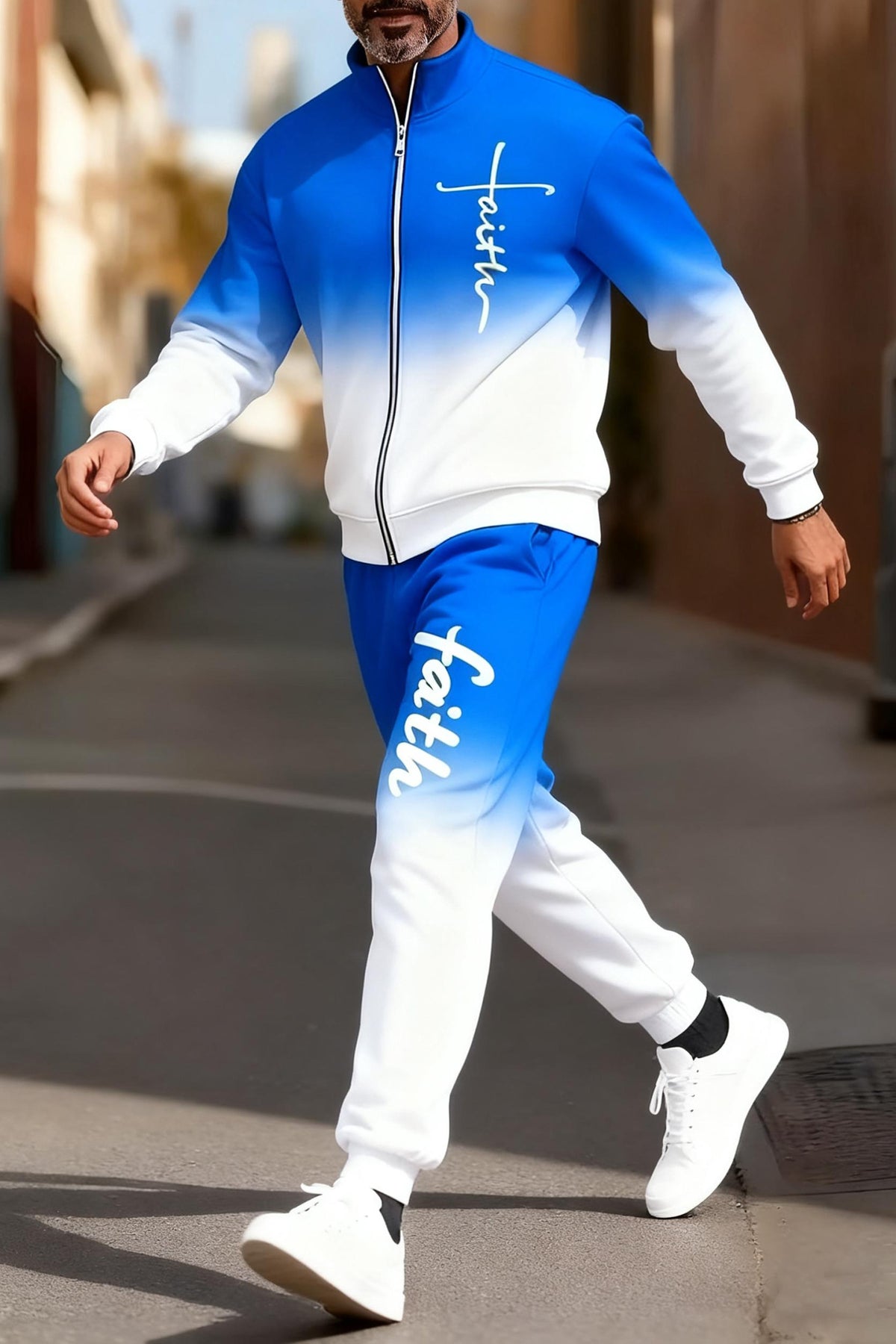 KZZ Stylish Ombre Activewear Set