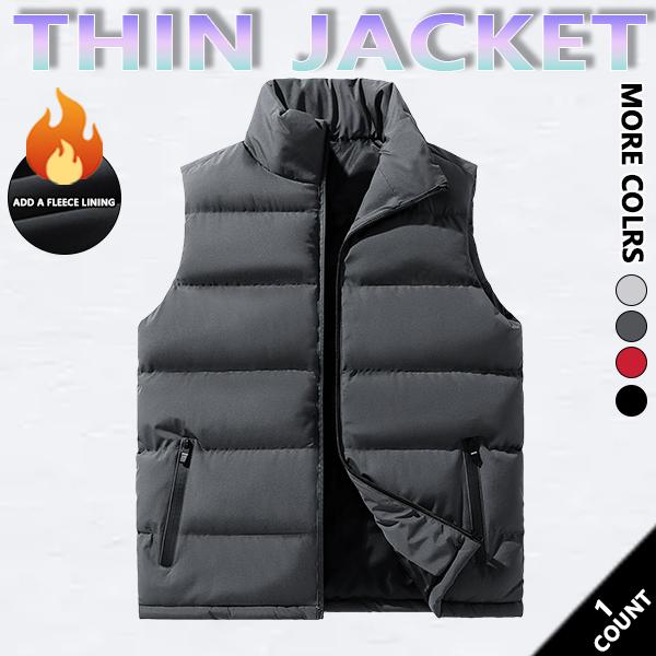 KZZ Mens Vest Jacket Warm Sleeveless Jackets
