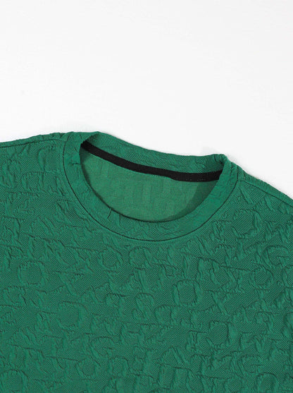 KZZ Men's Jacquard Two-Piece Set