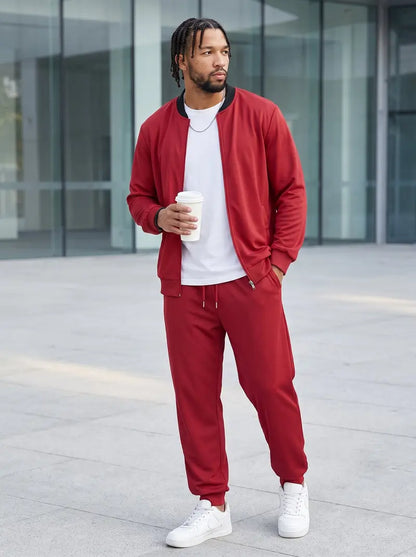 KZZ Men's Casual Outdoor Sports Suit