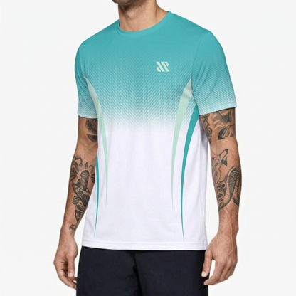 KZZ Men's short Sleeve Gym Training Shirt
