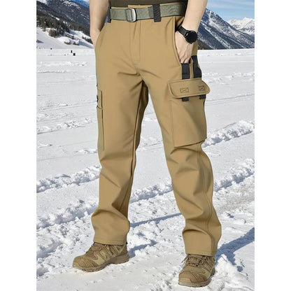 KZZ Men's Olive Green Tactical Joggers with Multi-Pockets