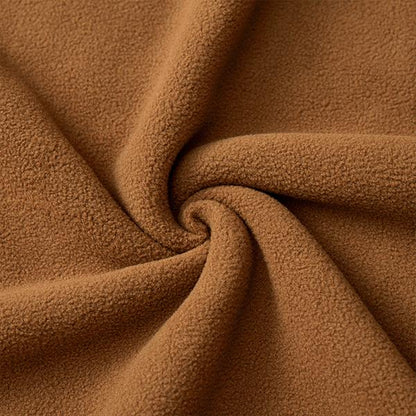 KZZ Men's Fleece Jacket - Sherpa Lined Hooded Full Zip Up Coat